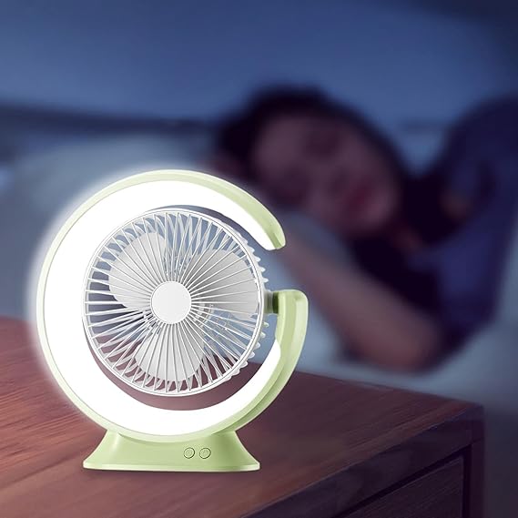 VENTILADOR PERSONAL DE ILUMINACION RECARGABLE POR USB EP-V301