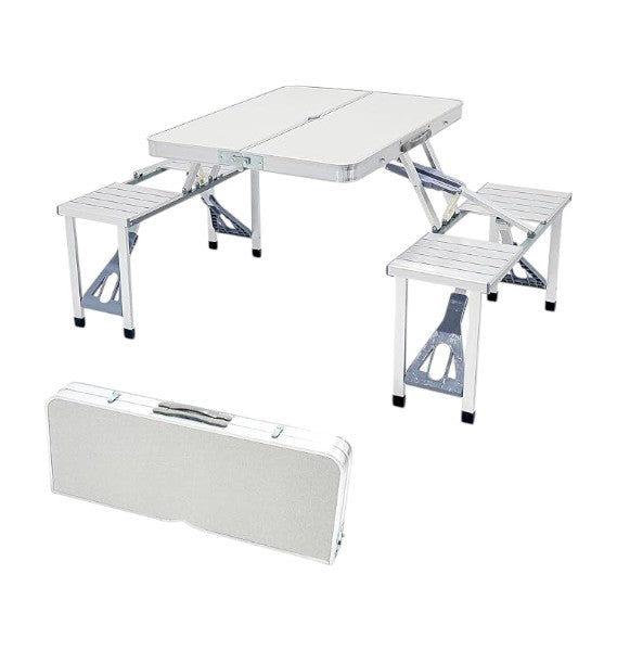 MESA P/CAMPING PLEGABLE DE ALUMINIO