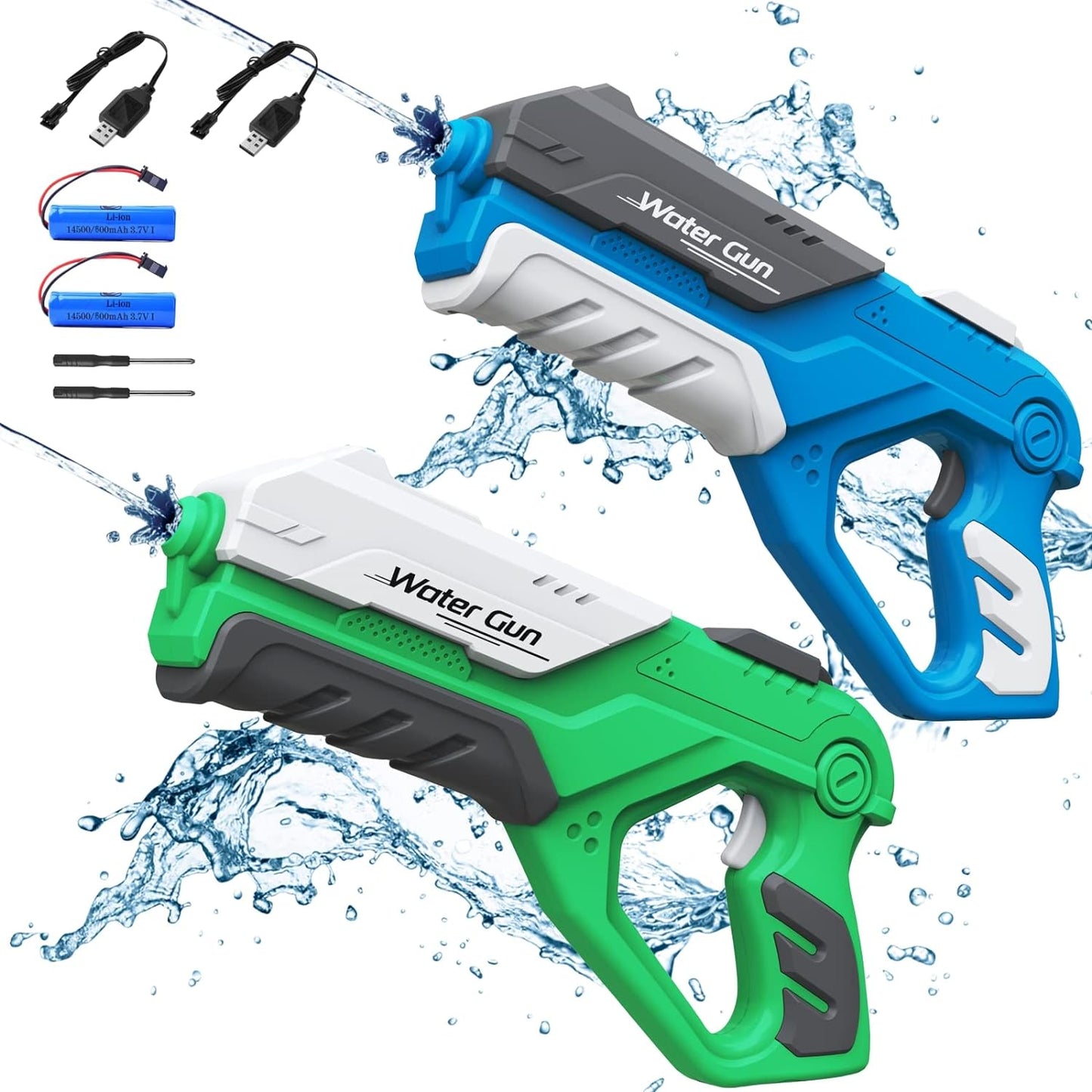 PISTOLA DE AGUA ELECTRICA CON BATERIA RECARGABLE