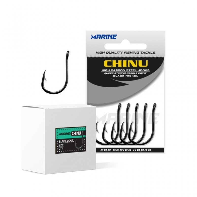 ANZUELO CHINU NÍQUEL NEGRO