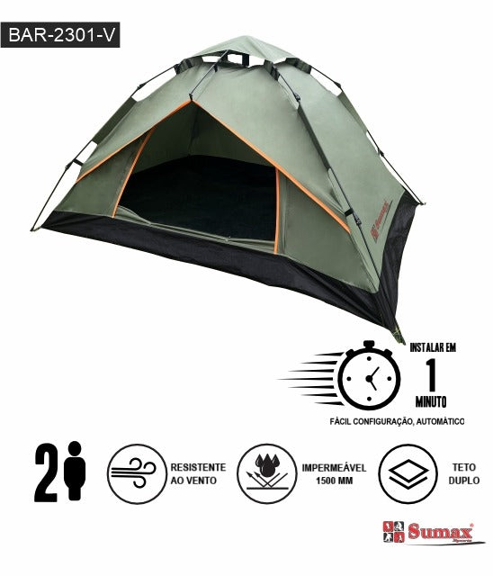 CARPA SUMAX 2 PERSONAS BAR-2301-V