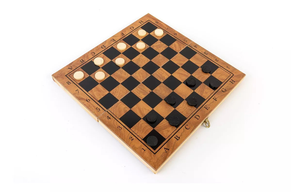 JUEGO DE AJEDREZ 3 EN 1