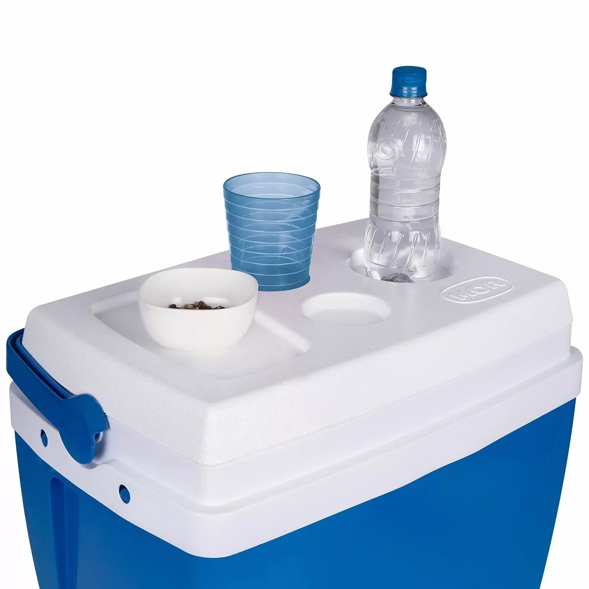 CONSERVADORA MOR DE 34 LTS. AZUL/ROJO