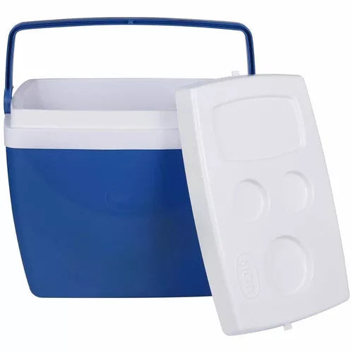 CONSERVADORA MOR DE 34 LTS. AZUL/ROJO