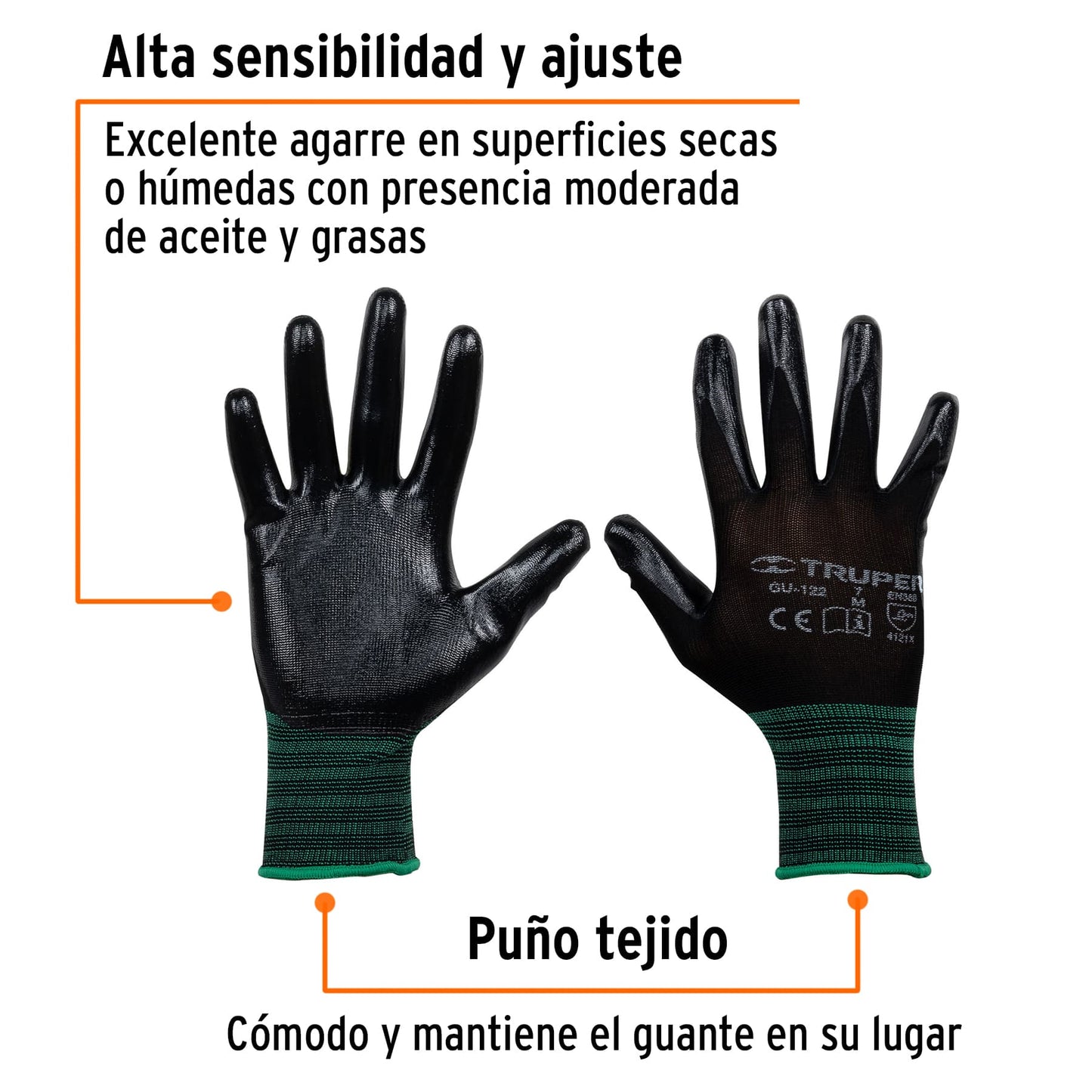 GUANTE TRUPER NITRILO 13294