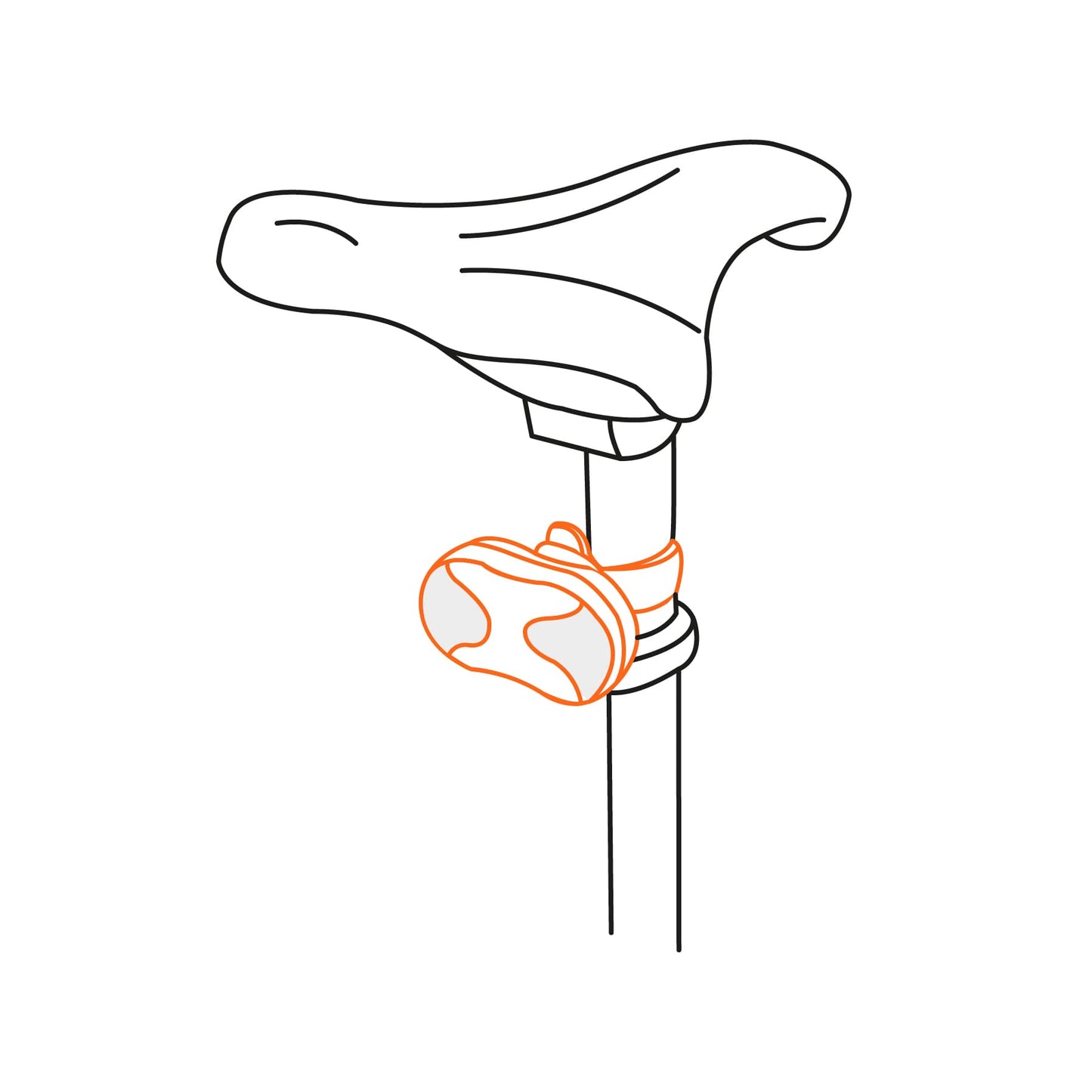 LINTERNA TRASERA PARA BICICLETA 9 LEDs