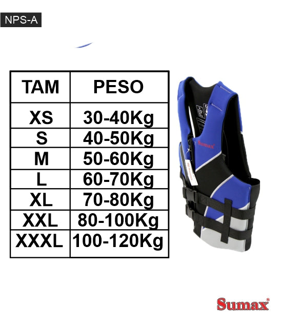 SALVAVIDAS SUMAX NPS AZUL