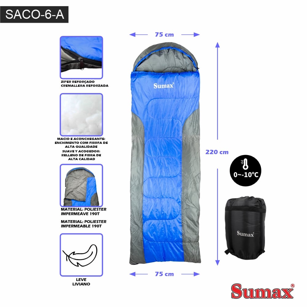 BOLSA DE DORMIR SUMAX SACO-6