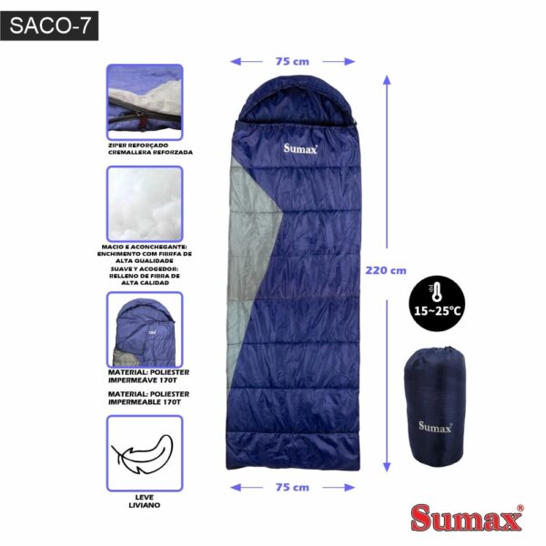 BOLSA DE DORMIR SUMAX SACO-7