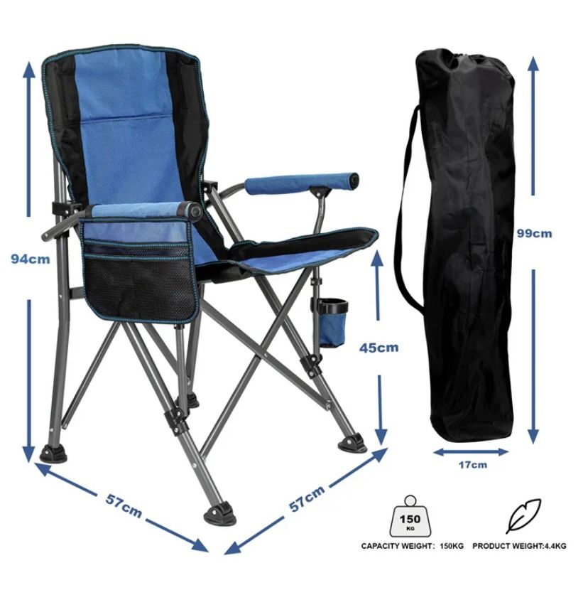 SILLA DE CAMPING PLEGABLE NOMADA