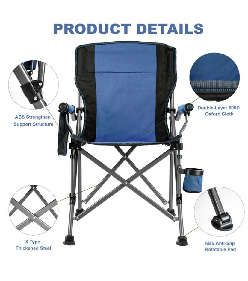 SILLA DE CAMPING PLEGABLE NOMADA