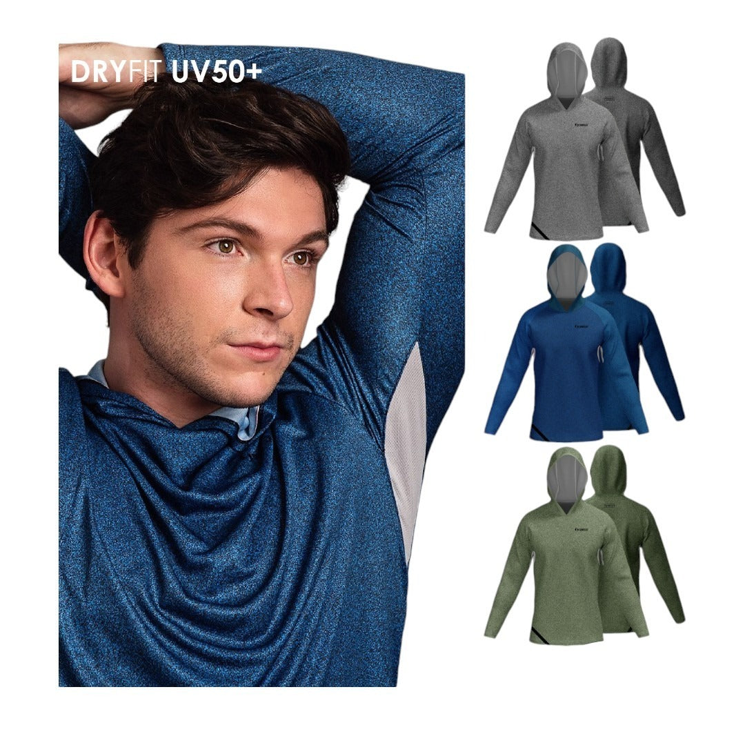 REMERA SUNFLEX CON CAPUCHA