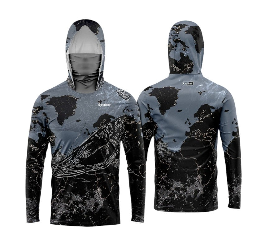 REMERA SUNFLEX CAPUCHA + FACIAL