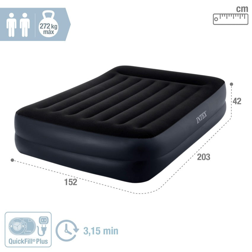COLCHON INTEX DURA-BEAM PLUS 152x203x42cm