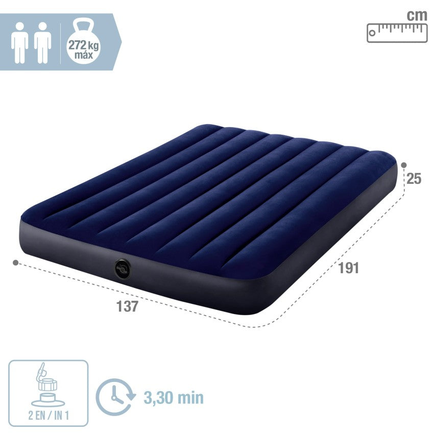 COLCHON INTEX 2 PLZ. 137x191X22CM 64758
