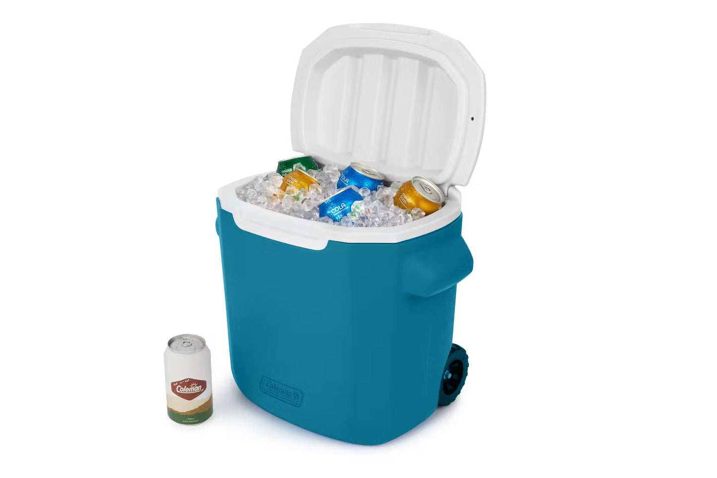 CONSERVADORA COLEMAN CON RUEDITA 28QT CELESTE