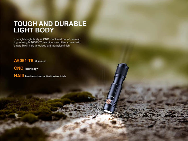 LINTERNA FENIX E05R 400 LUMENS