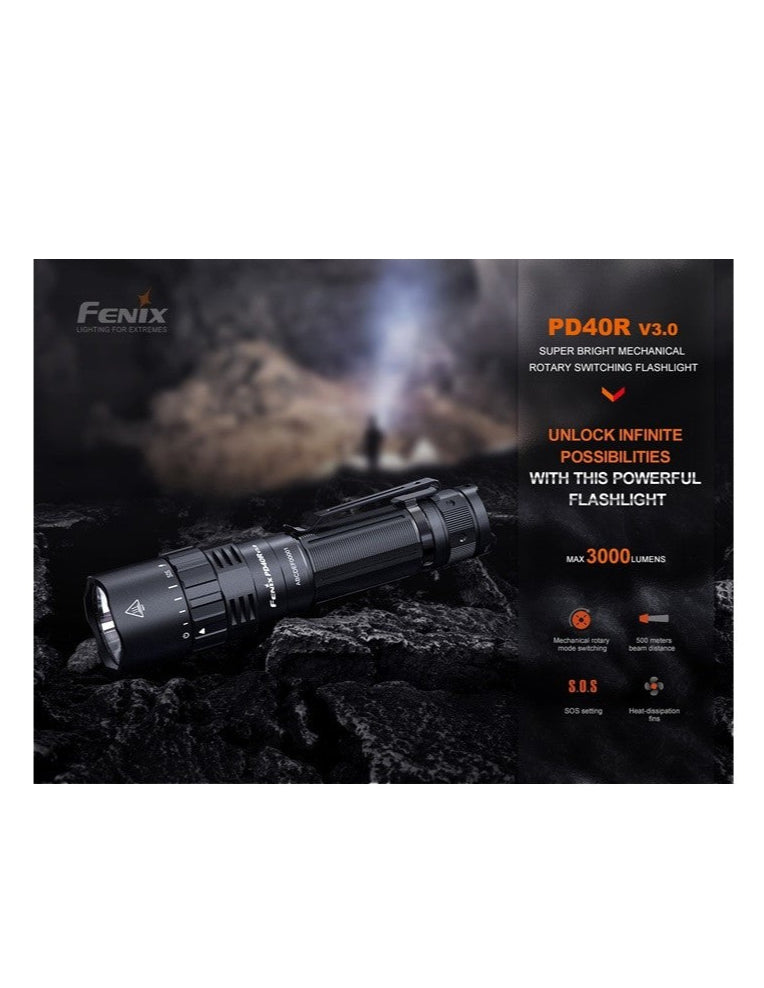 LINTERNA FENIX PD40R V3.0