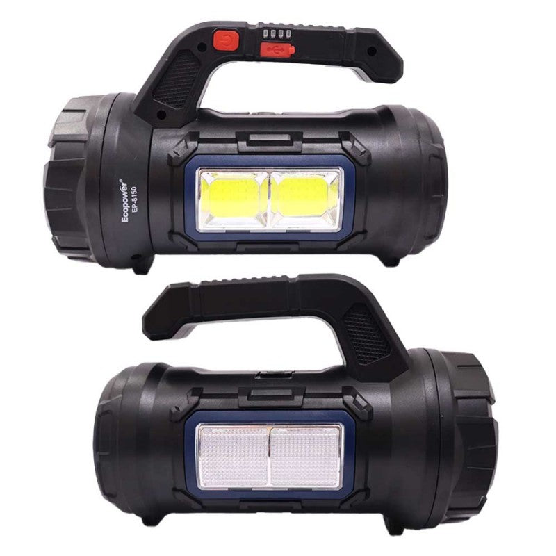 LINTERNA MULTIFUNCION ECOPOWER RECARGABLE 800Lm EP-8150