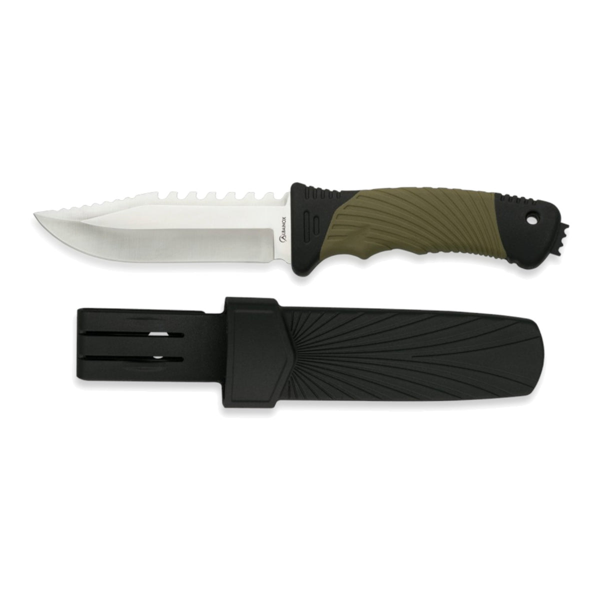 CUCHILLO ALBAINOX TACTICO11.2CM VERDE 32341