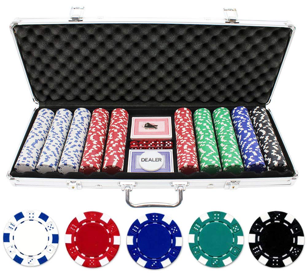 SET DE 500 PIEZAS PARA JUEGO DE POKER