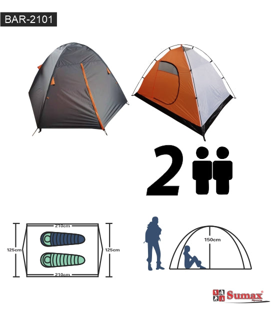 CARPA SUMAX 2 PERSONAS BAR-2101