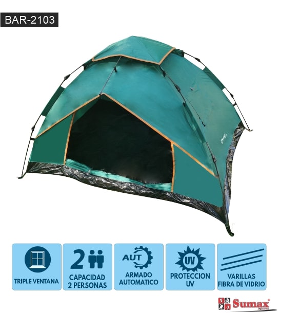 CARPA AUTOMATICA SUMAX 2 PERSONAS BAR-2103