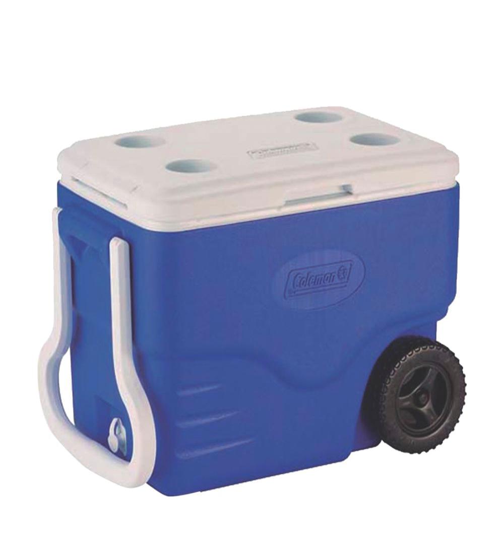 CONSERVADORA COLEMAN CON RUEDAS 40QT AZUL