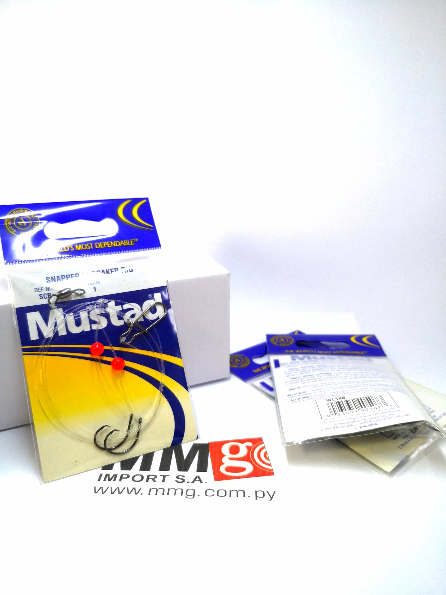 SNAPPER MUSTAD CON ANZUELO DOBLE