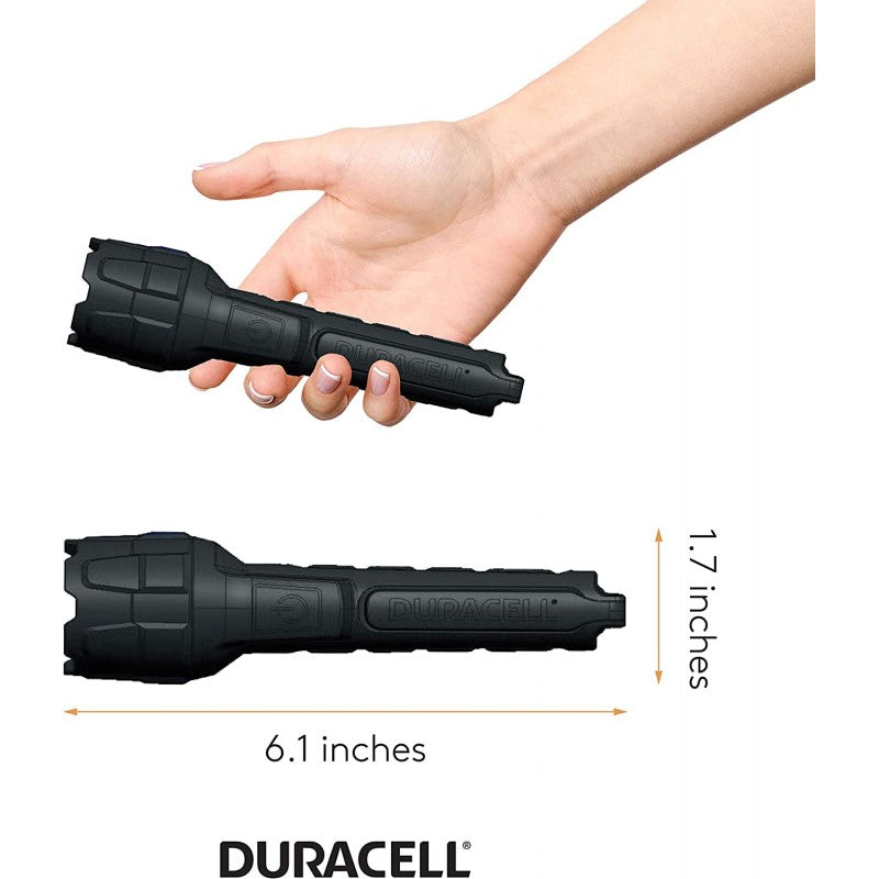 LINTERNA DE GOMA DURACELL 8746 - 80 LUMENS