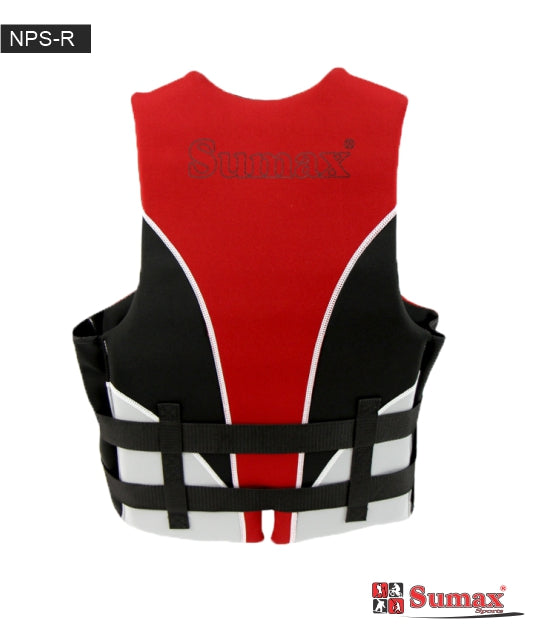 CHALECO SALVAVIDAS SUMAX NEOPRENE ROJO