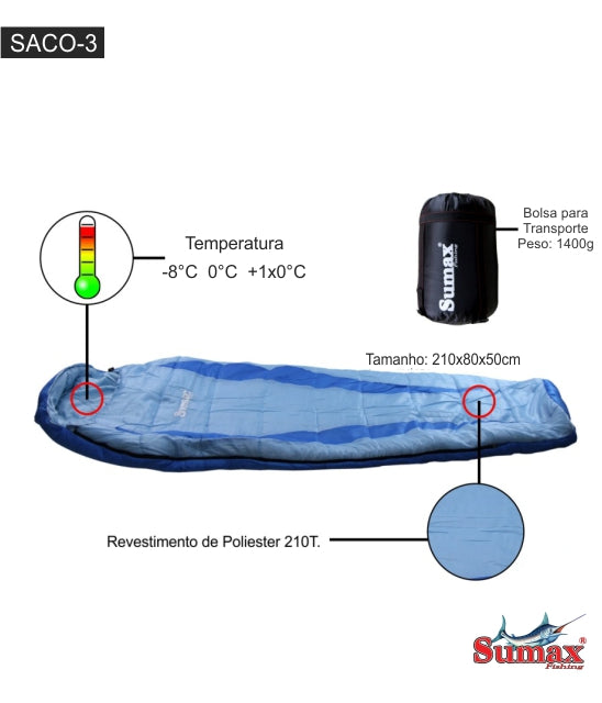 BOLSA DE DORMIR SUMAX SACO-3