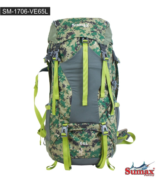 MOCHILA DE CAMPING SUMAX 65 LTS. SM-1706