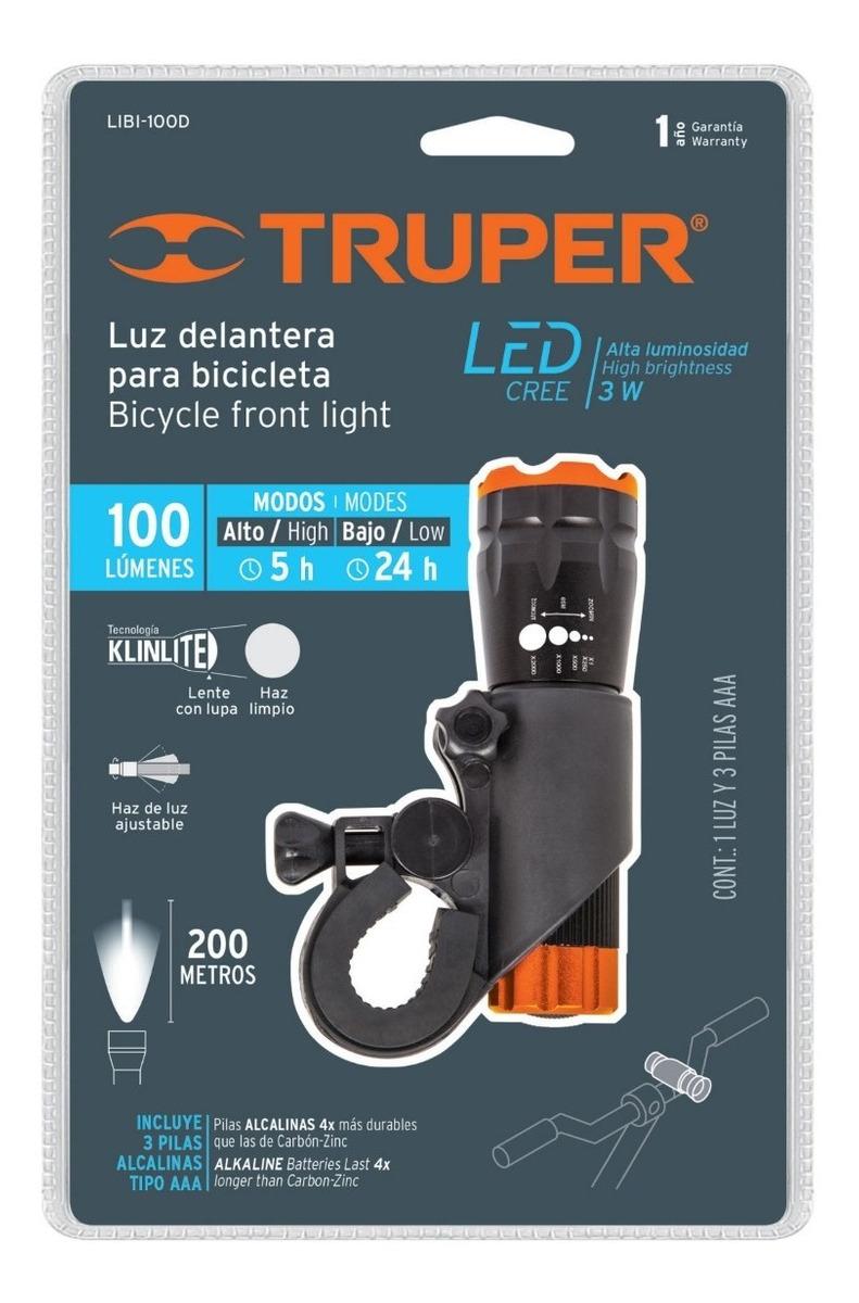 LINTERNA DELANTERA PARA BICICLETA TRUPER 16796