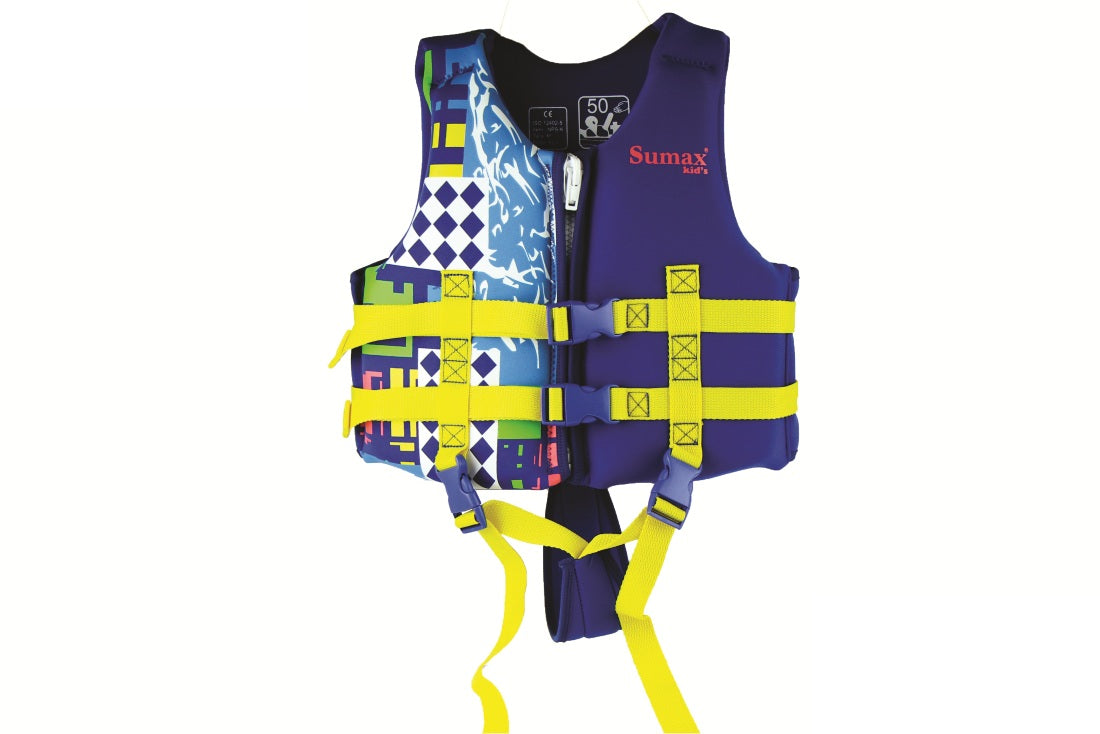 SALVAVIDAS INFLATIL SUMAX NEOPRENE AZUL