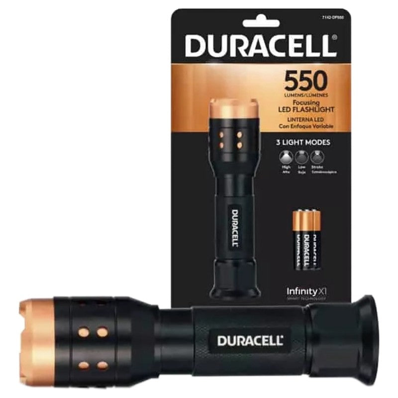 LINTERNA LED DURACELL 7142 - 550 LUMENS