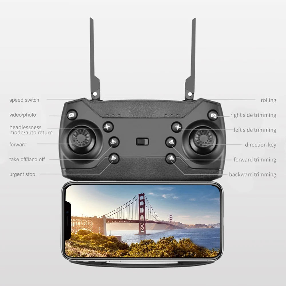 MINI DRONE GRAC PLEGABLE CON CÁMARA