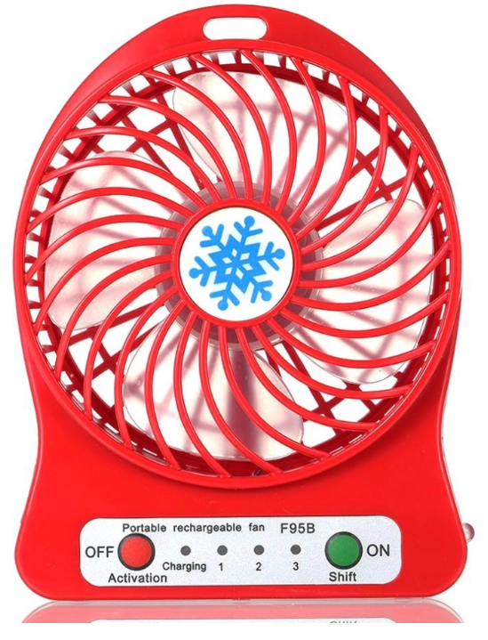 MINI VENTILADOR PORTABLE RECARGABLE