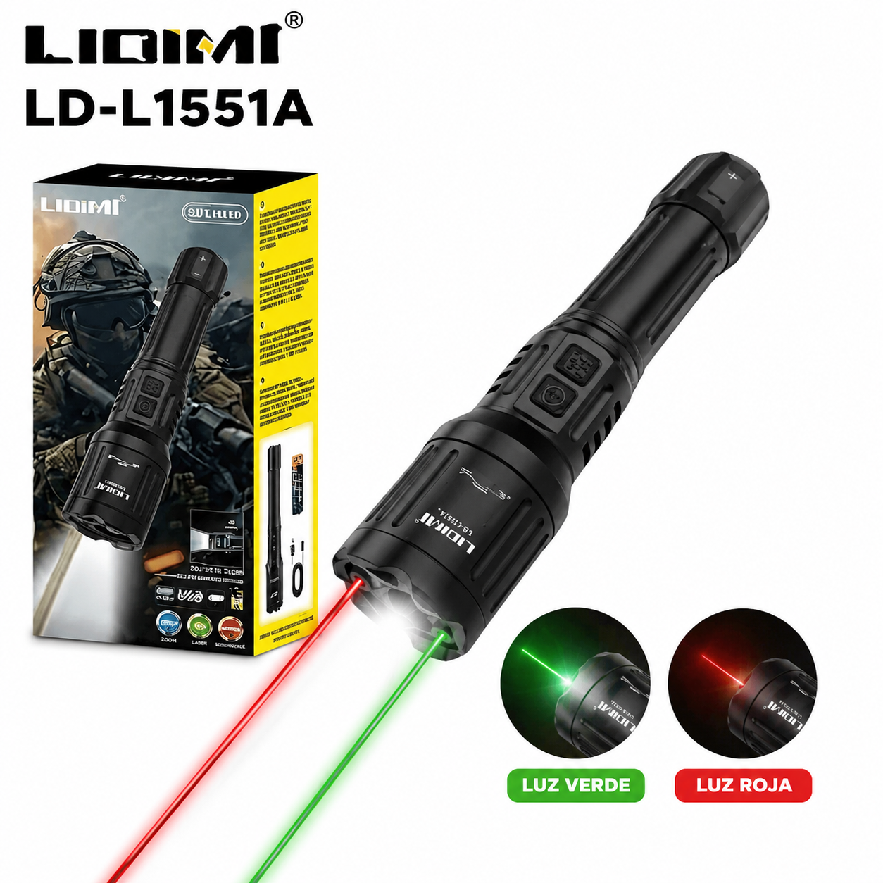 LINTERNA LIDIMI DE ALIMINIO L1551A