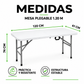 MESA PLEGABLE Z122 DE 1.2 X 0.60 MTS