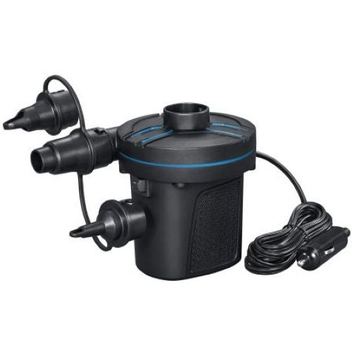 INFLADOR ELECTRICO BESTWAY 12V 8A CON BOQUILLAS 680L/MIN-62257