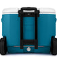 CONSERVADORA COLEMAN CON RUEDA 60QT CELESTE