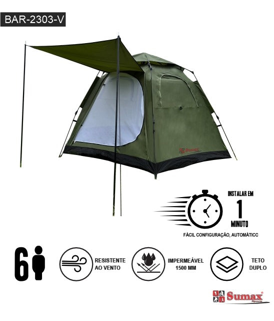 CARPA SUMAX 6 PERSONAS BAR-2303