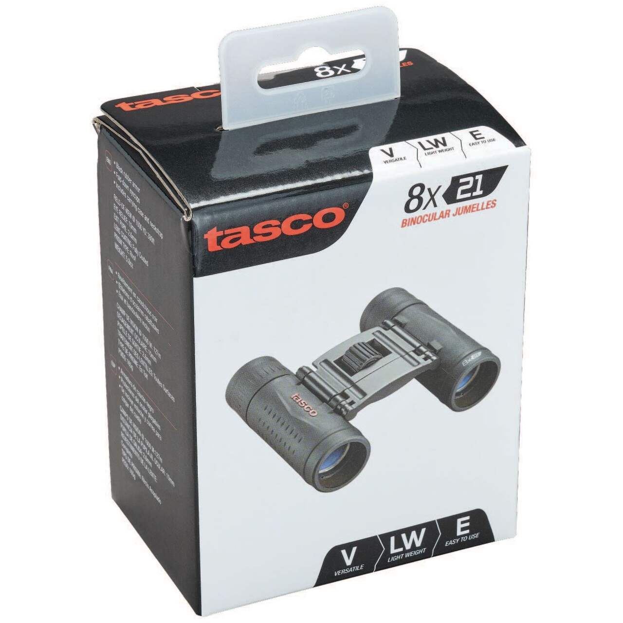BINOCULAR TASCO 8X21 MM.