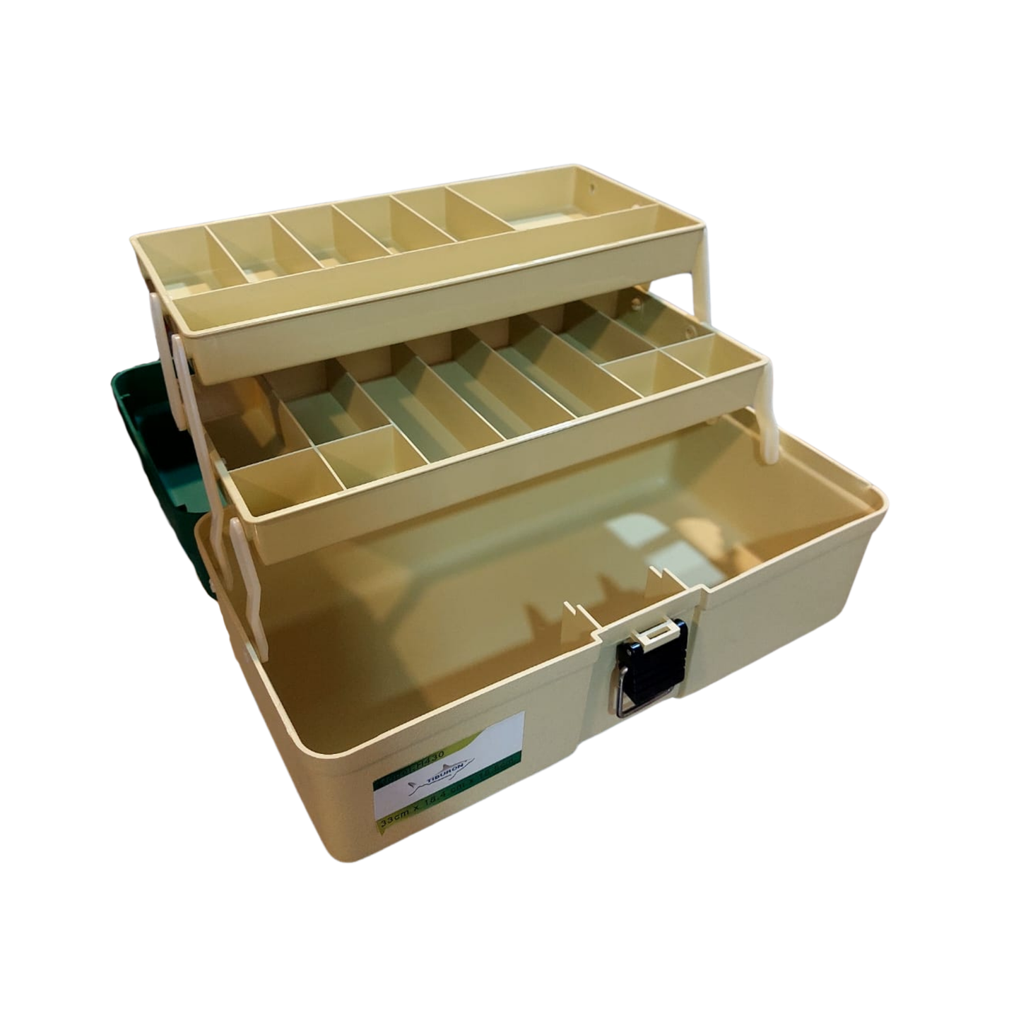 CAJA DE PESCA TIBURÓN DE 2 BANDEJAS 33cm