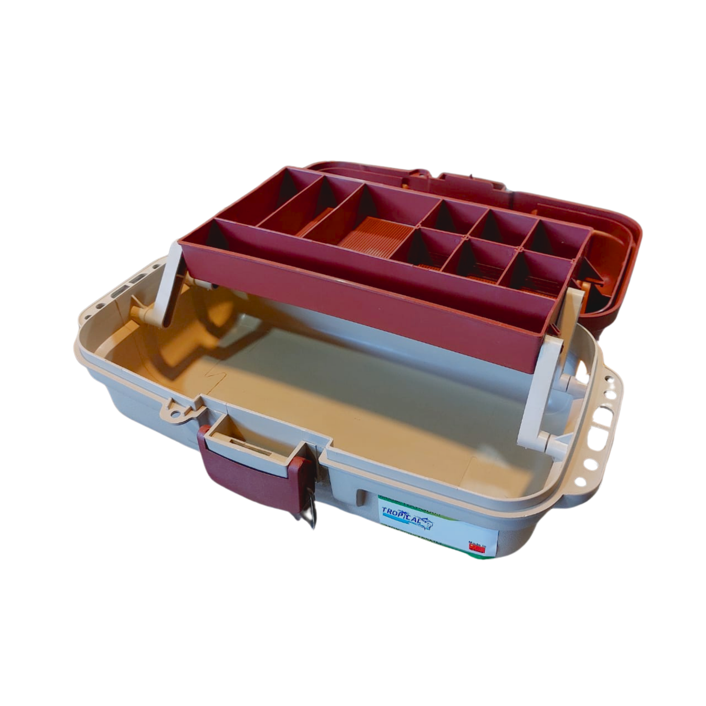 CAJA DE PESCA TIBURÓN DE 1 BANDEJA 34cm