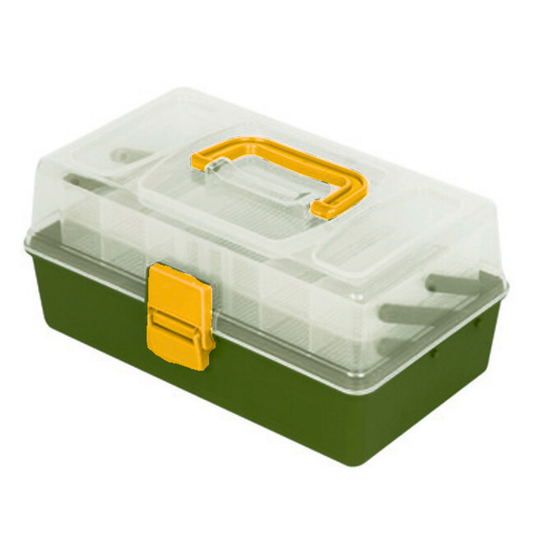 CAJA DE PESCA TIBURÓN DE 2 BANDEJAS 30cm