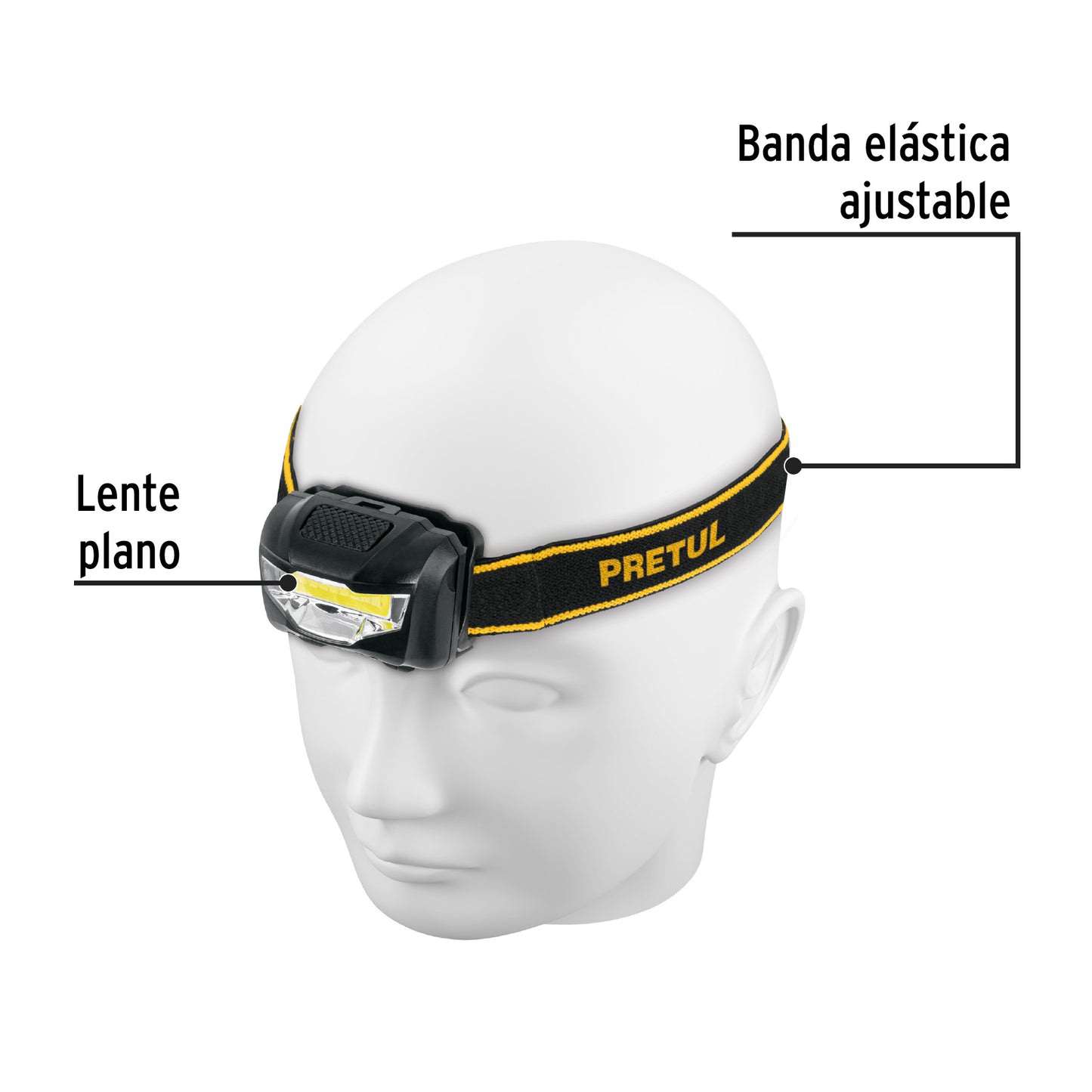 LINTERNA DE MINERO LED 100LM