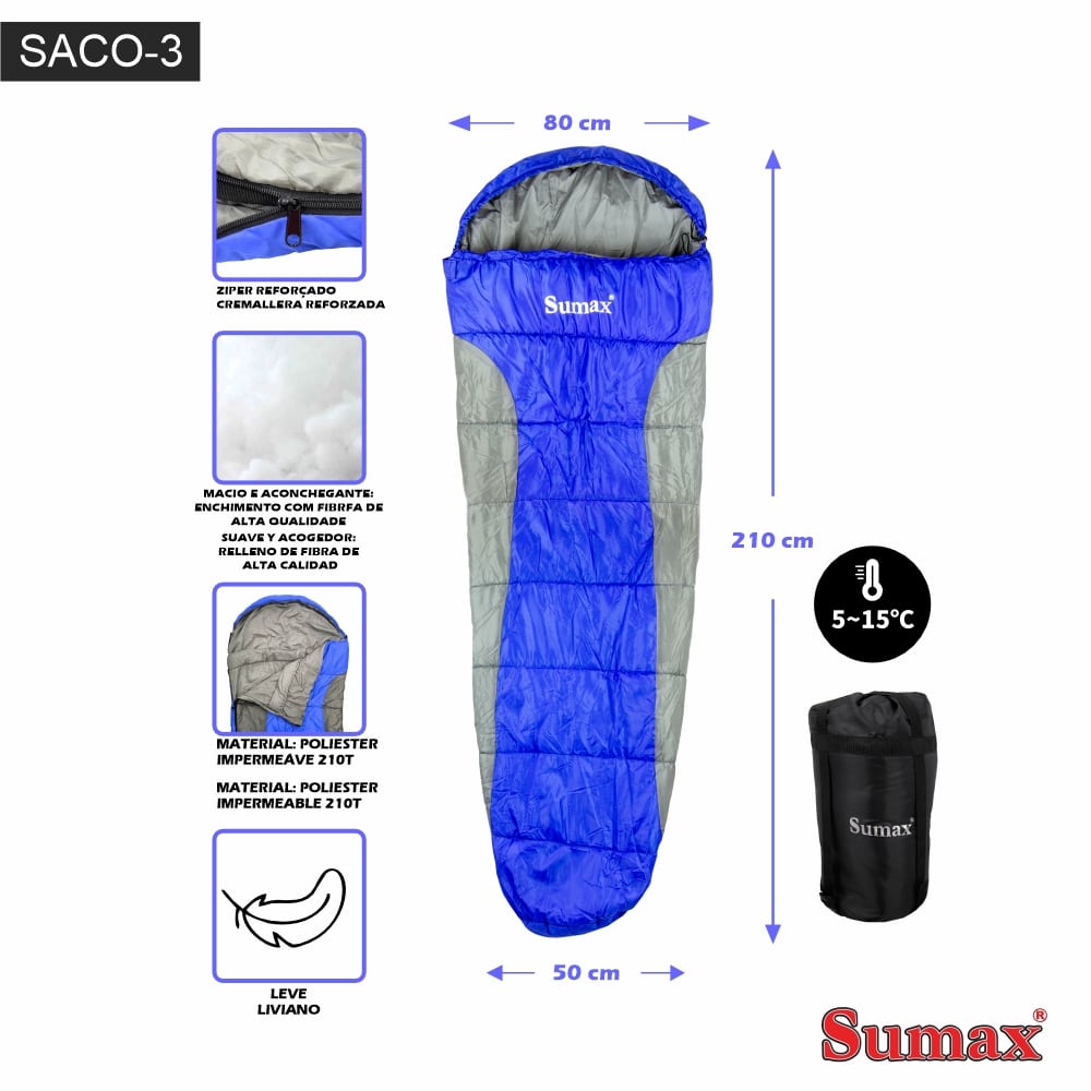 BOLSA DE DORMIR SUMAX SACO-3