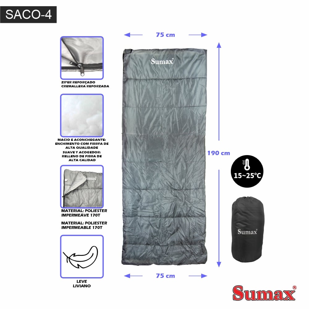 BOLSA DE DORMIR SUMAX SACO-4